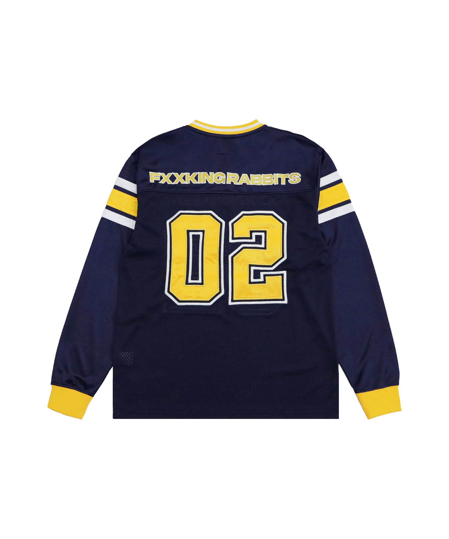 FXXKING RABBITS Long-sleeve Football Game Shirt[FRC4151] – #FR2