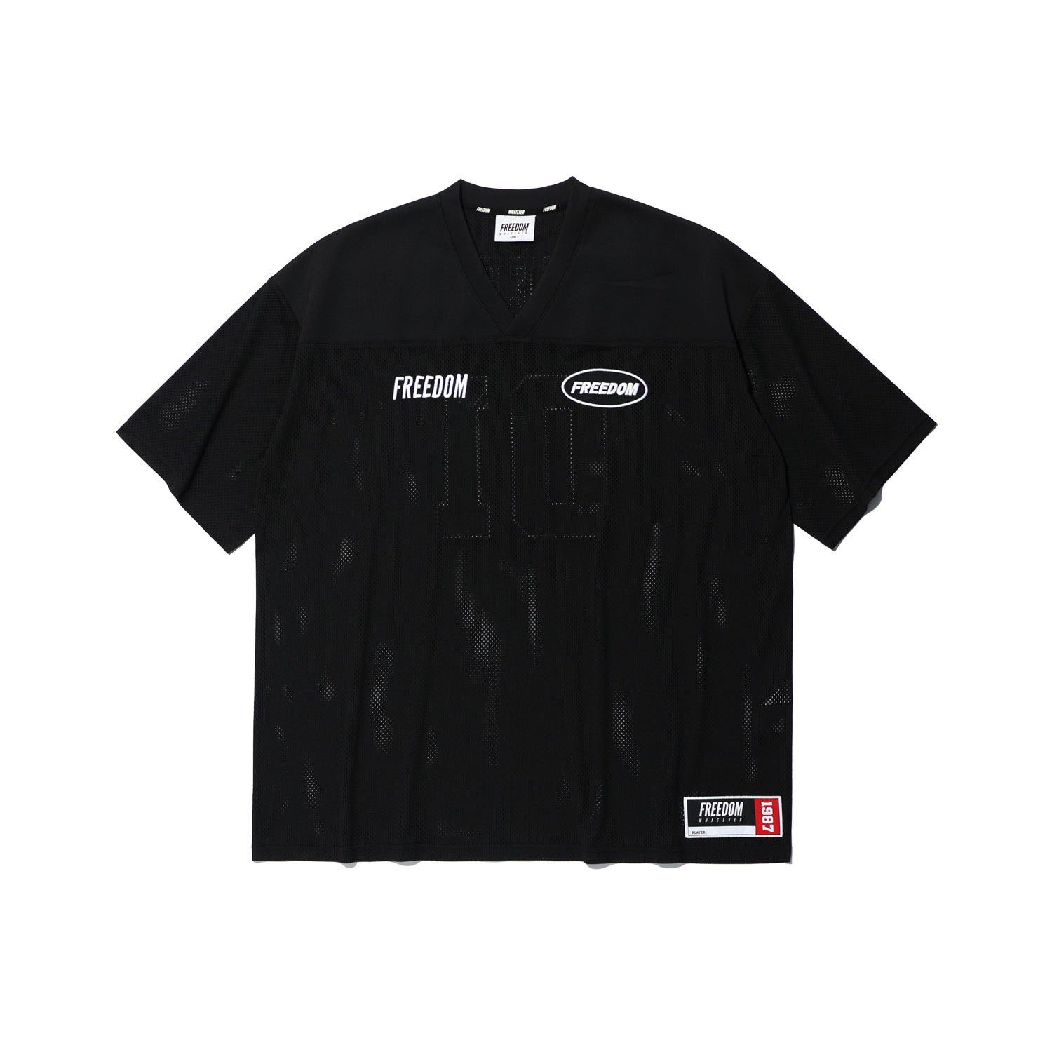 FREEDOM Mesh Rugby Jersey (Black) – Freedom Whatever HK