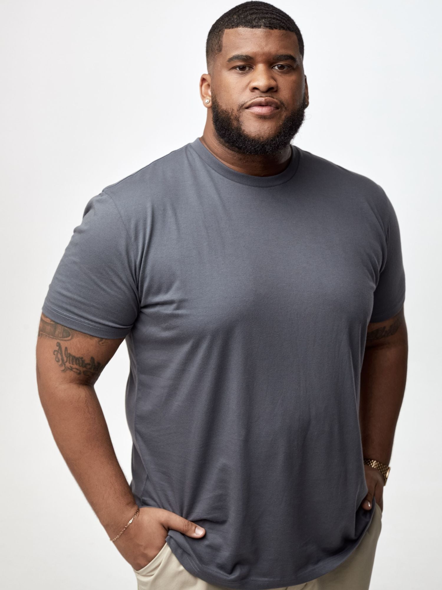 Slate Crew Neck Tee | T-Shirts For Men | Fresh Clean Tees – Fresh