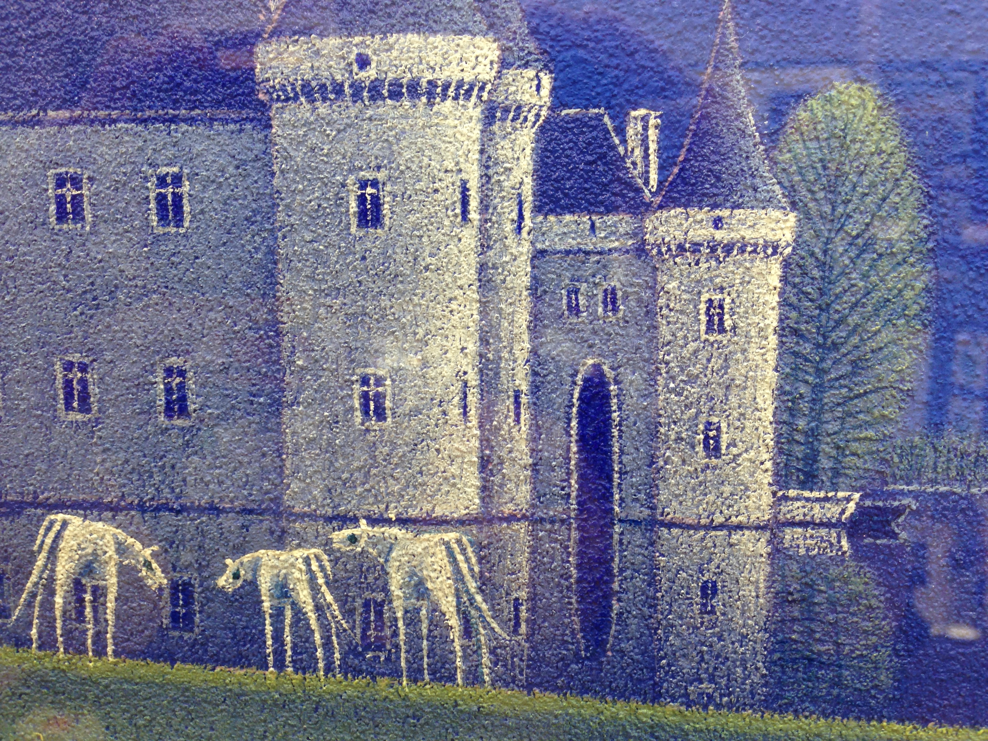 松浦敬文「水辺の城」 | 絵画・掛軸・額装の木村美術堂-佐世保