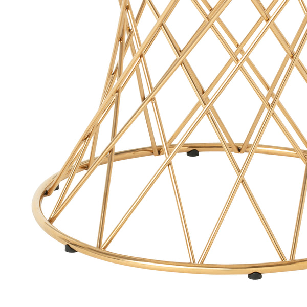 マーリア サイドテーブル 大理石×ゴールド（φ500） | Francfranc