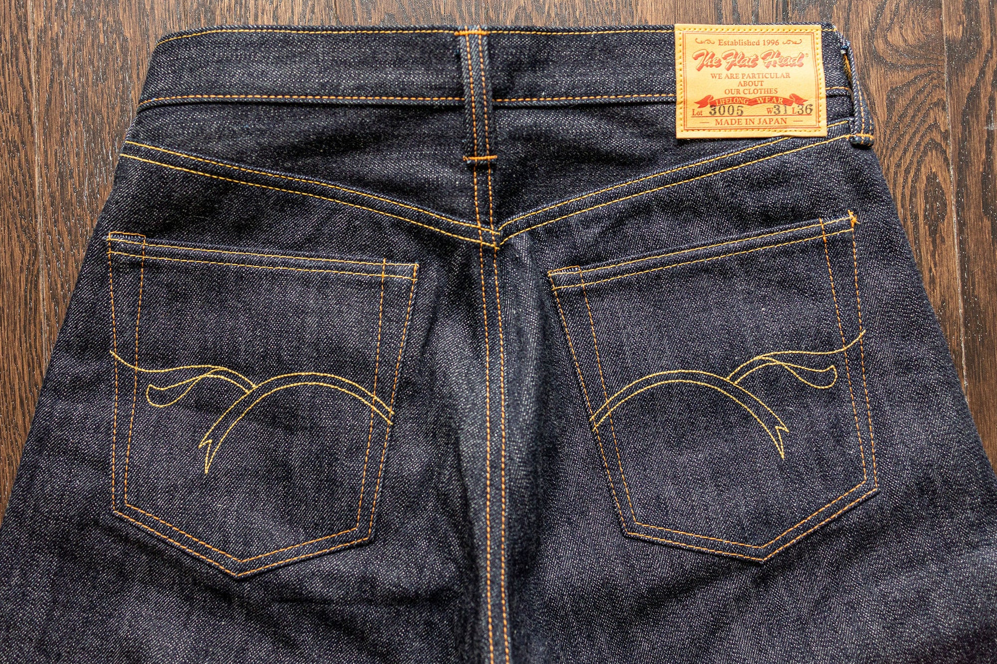 The Flat Head 3005 Straight - 14.5oz Selvedge Denim (Unsanforized