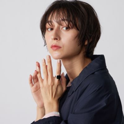 Hirotaka(ヒロタカ)のEQUINOX－Pyramid Onyx Ring M通販 | 集英社HAPPY