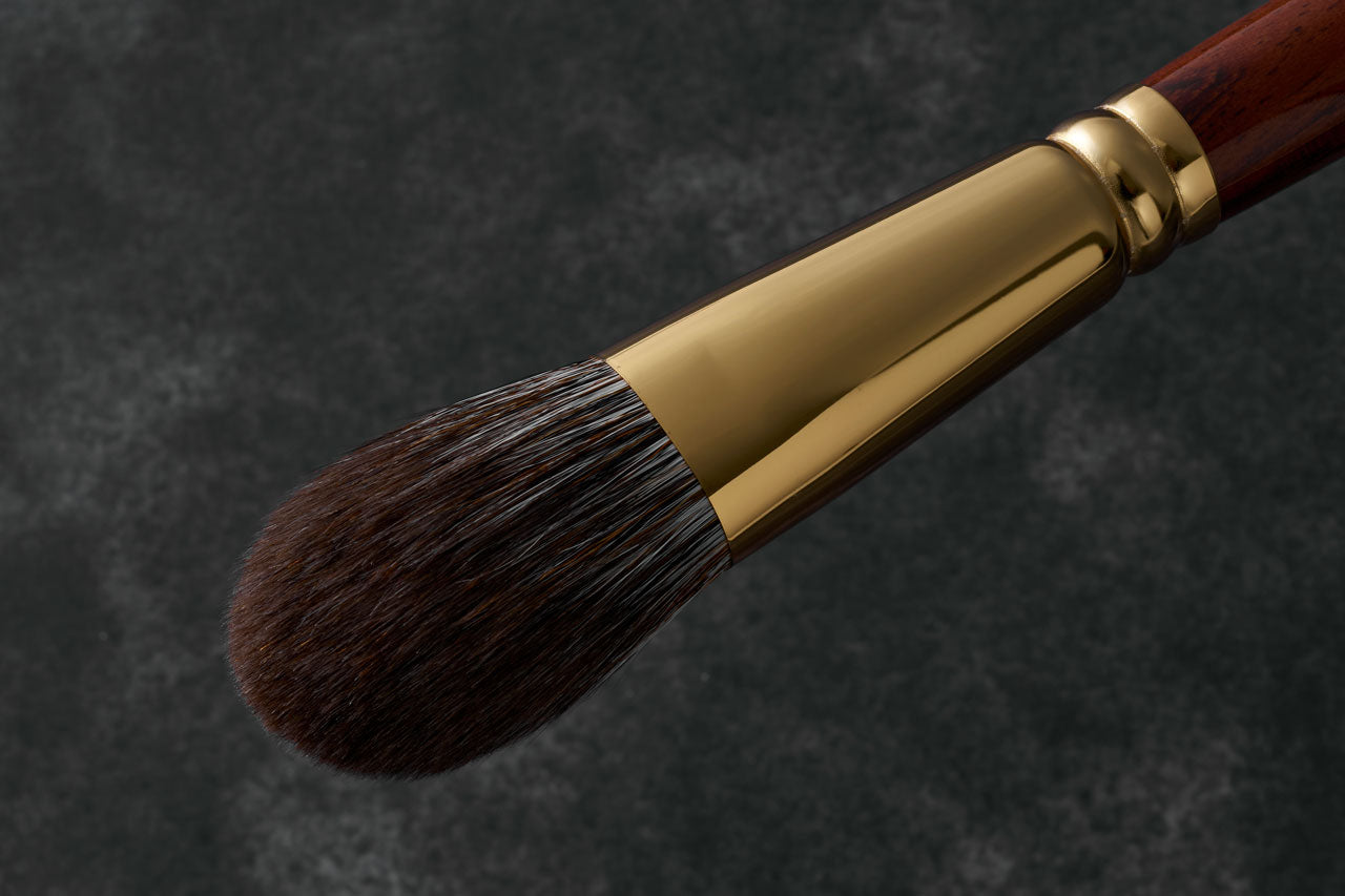 Bisyodo B-C-02 Perfect Fit Cheek Brush (Round Flat) - Fude Beauty