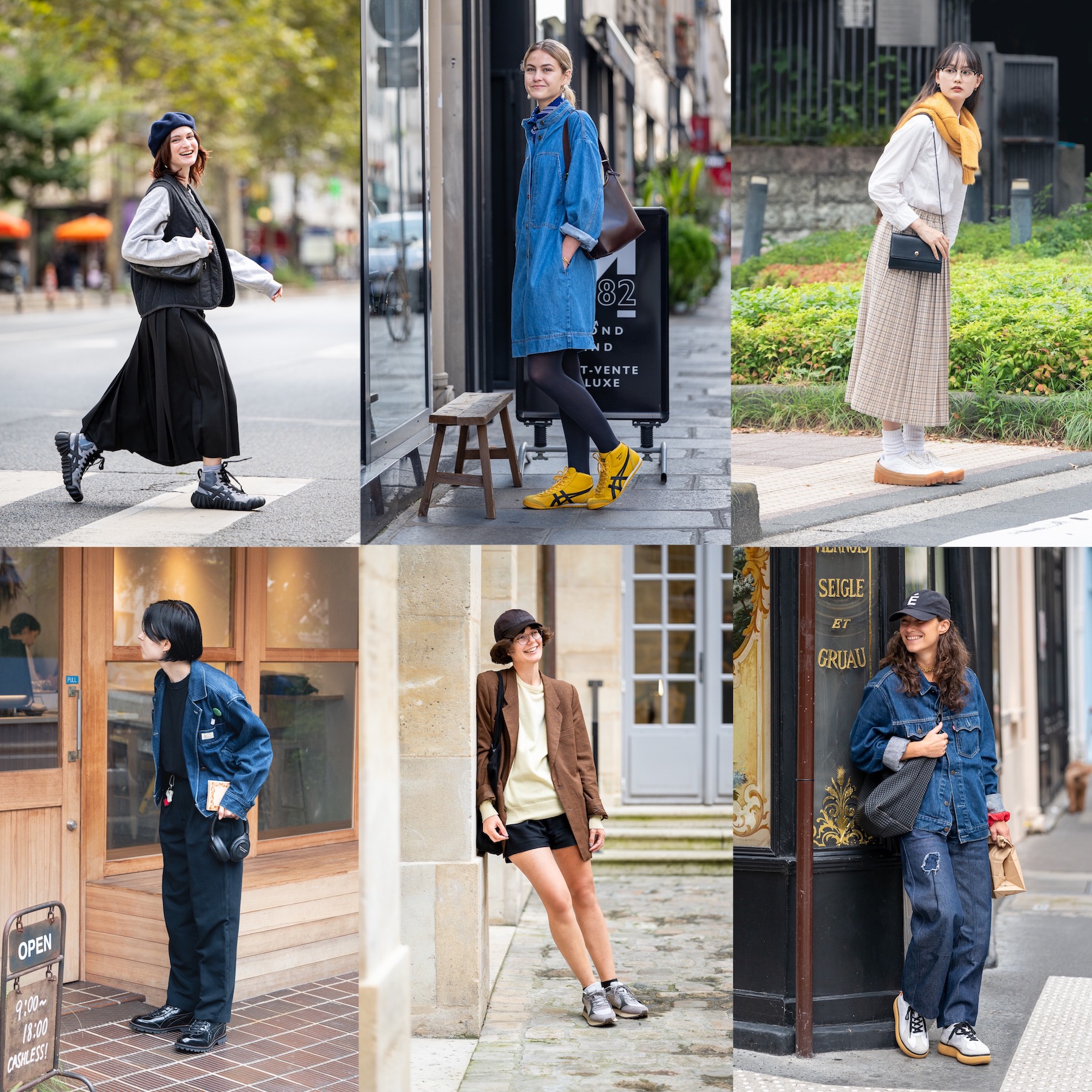 パリ&東京で出会った“スニーカー”のお手本コーデ7選！秋冬も大活躍な
