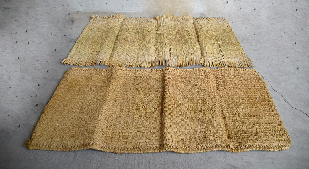 奥：粗筵 手前：本筵 FAFAR0001 - 藤浪小道具株式会社