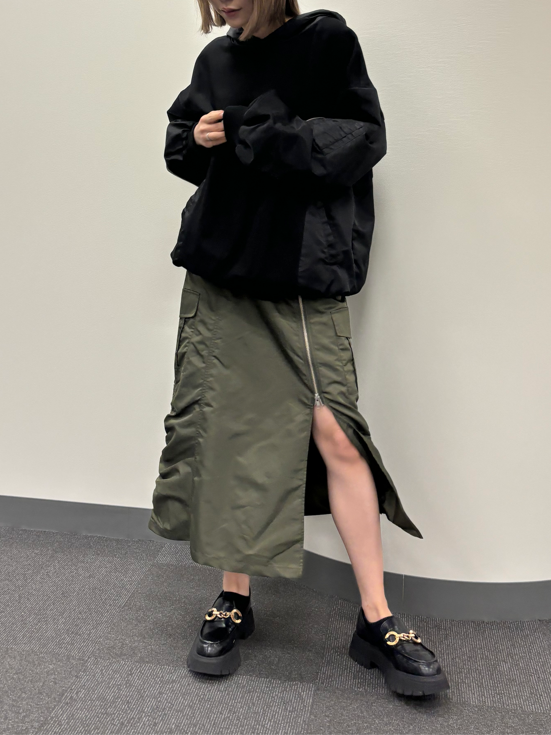 Nylon cargo skirt – 福寿外貌