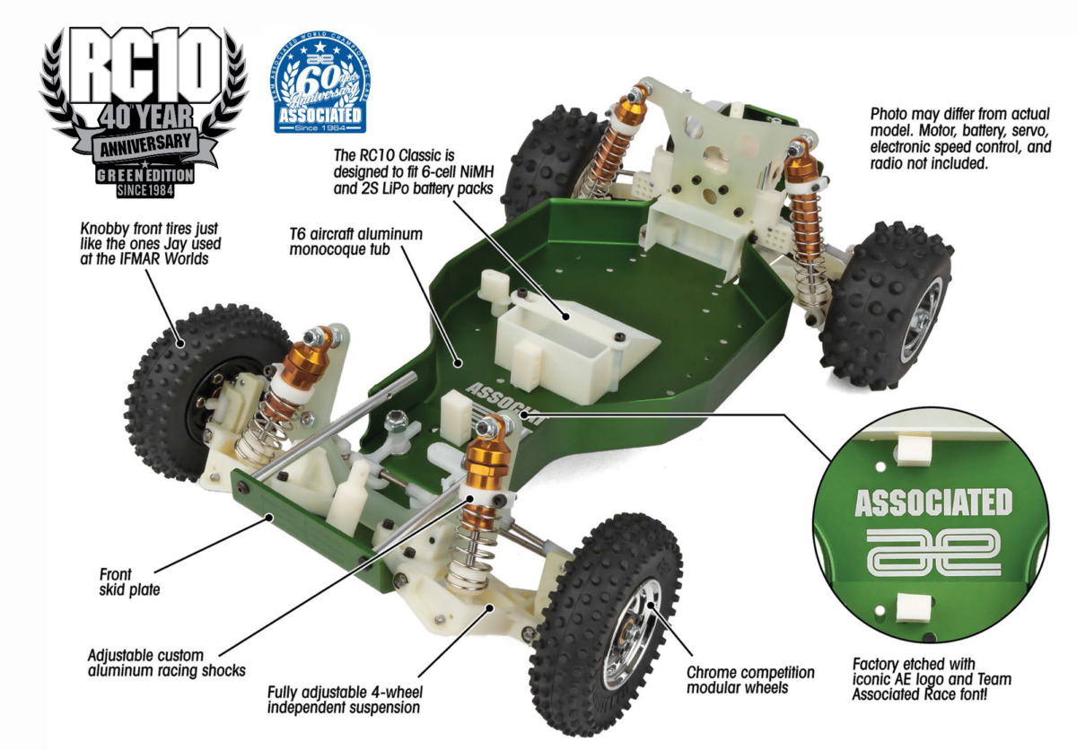 アソシエイテッド RC10 40th Anniversary Green Edition AS6010 | 福山