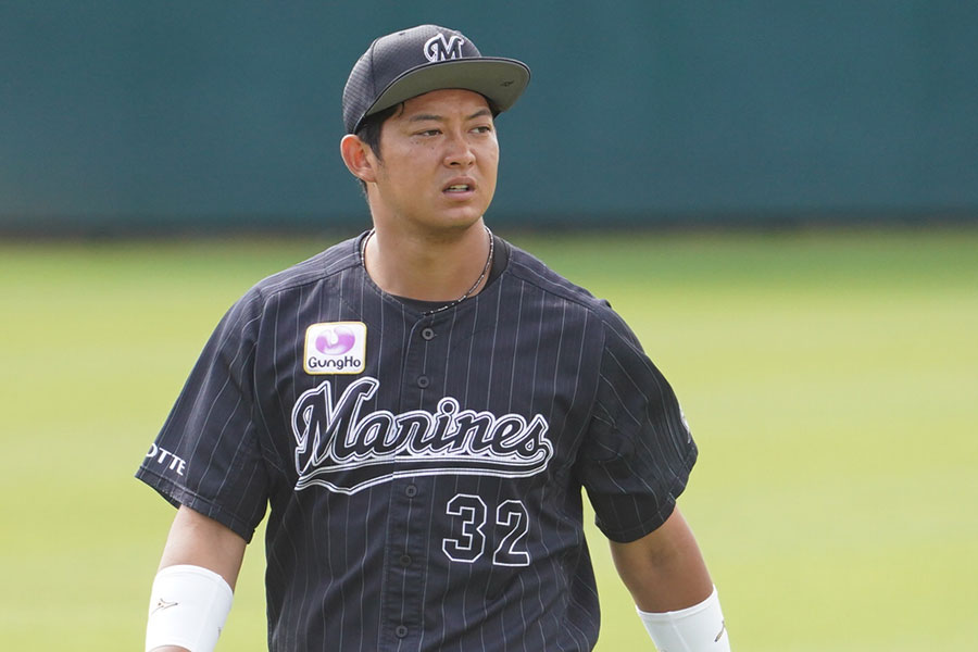 千葉ロッテマリーンズ 佐藤都志也 ユニホーム 千葉ロッテマリーンズ