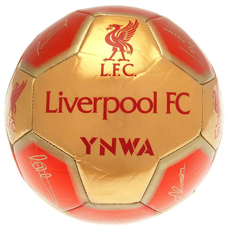 サッカーボール リバプールFC オフィシャル サイン入り サッカーボール