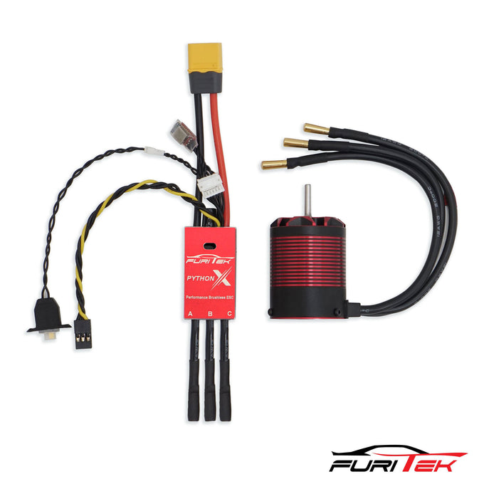 FURITEK PYTHON X BRUSHED/BRUSHLESS ESC WITH PERENTIE FOR 1/10 RC
