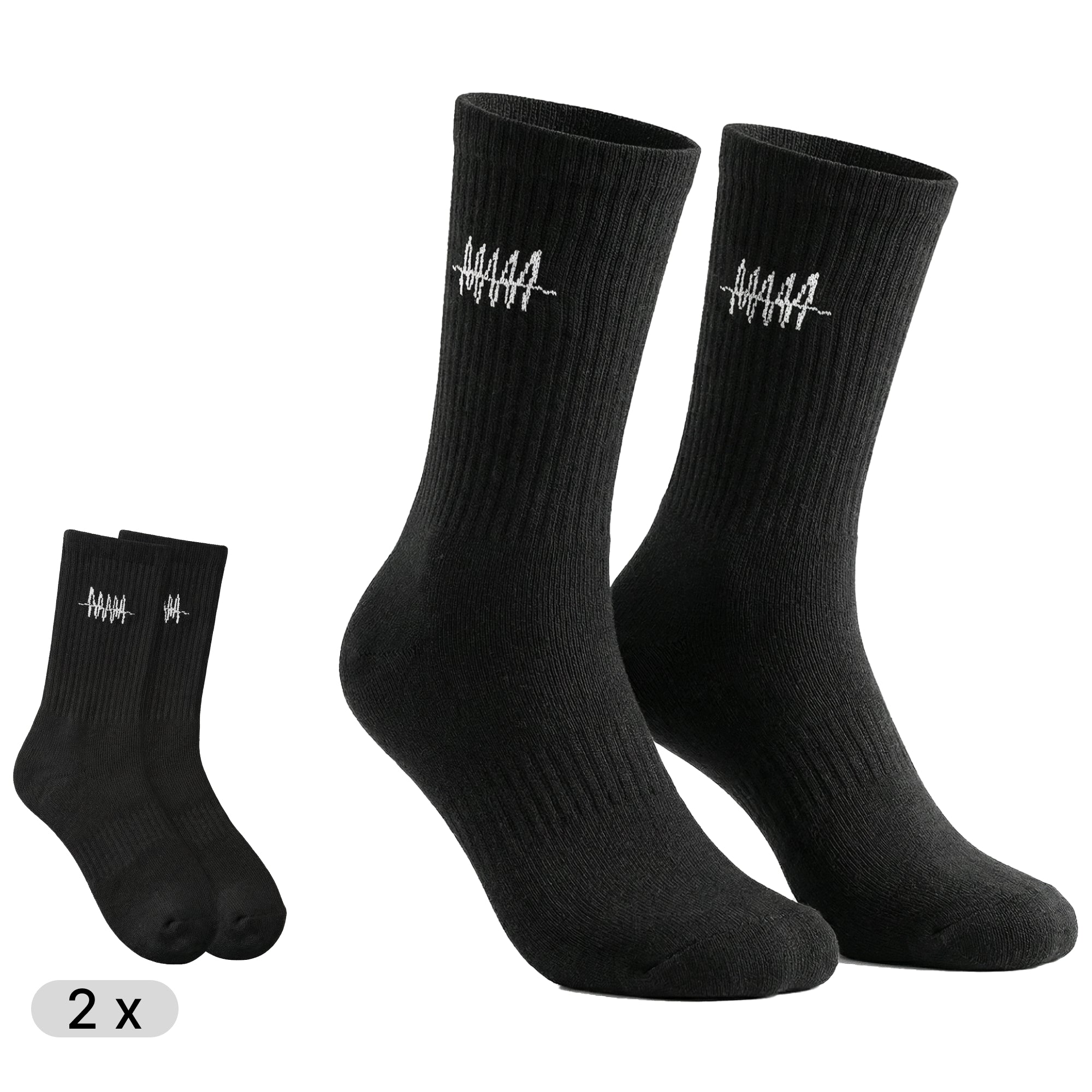 SOCKS HIGH BLACK – GAMECHANGERSOCKS