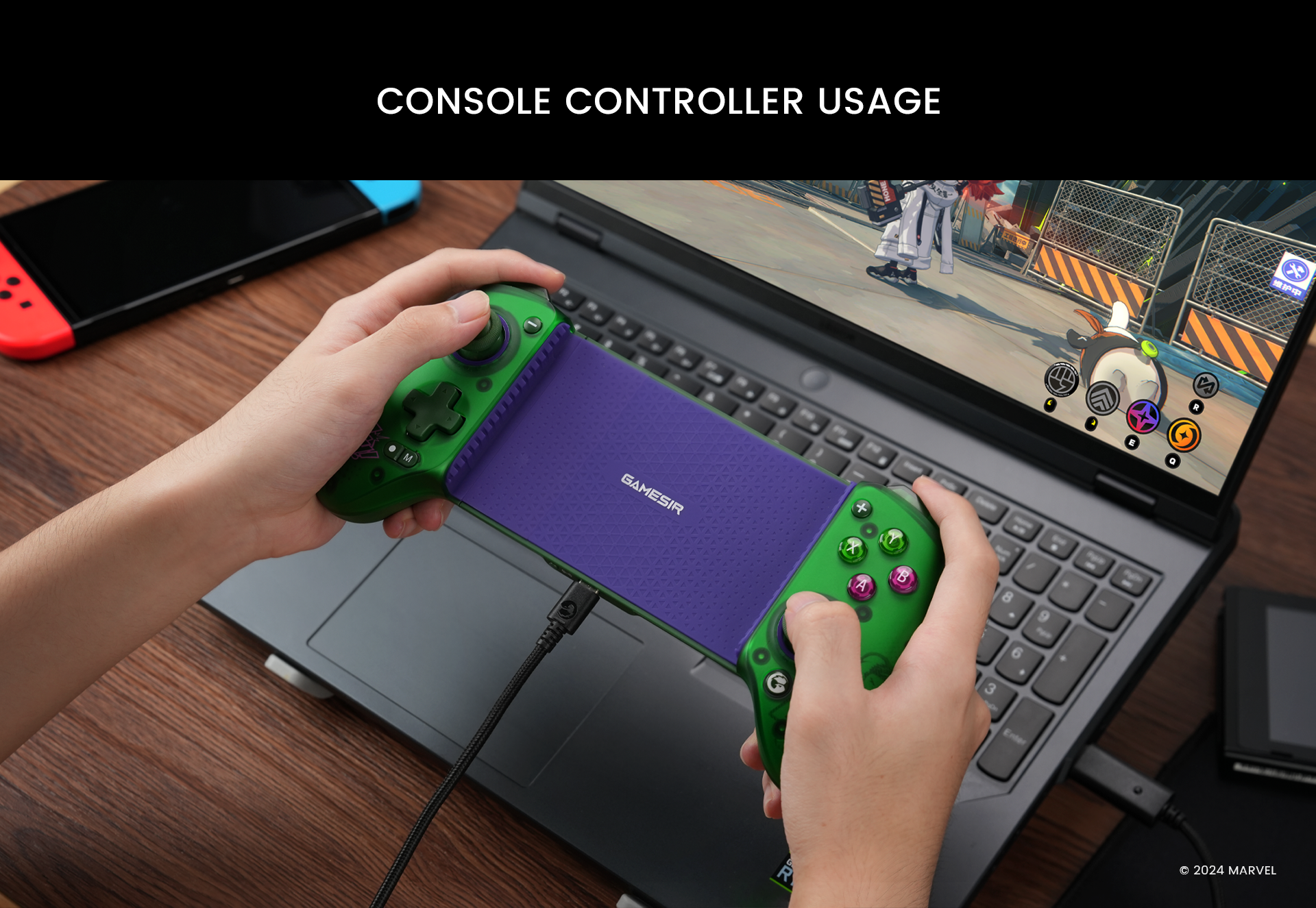 GameSir G8 Plus Hulk Edition Bluetooth Mobile Controller