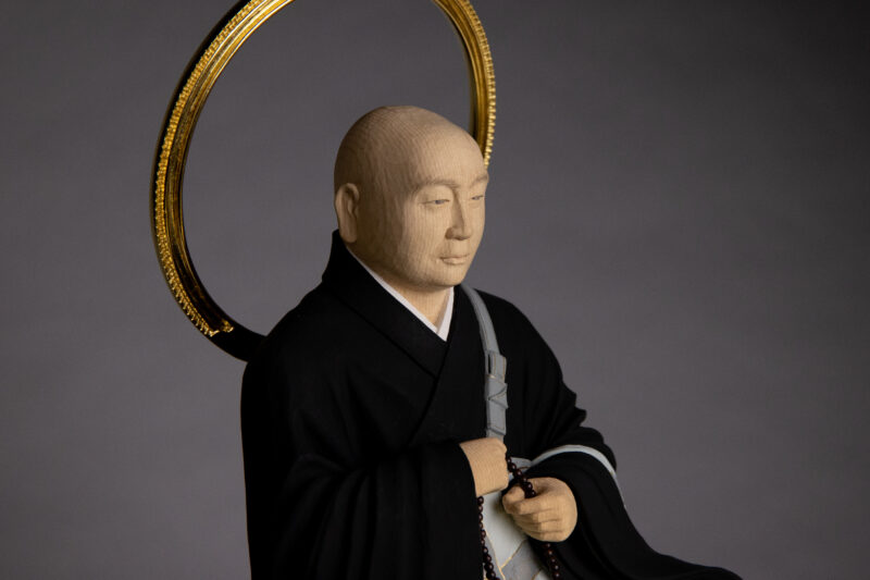 善導大師・法然上人像が完成しました〇 | 京都の仏師 宮本我休（GAKYU