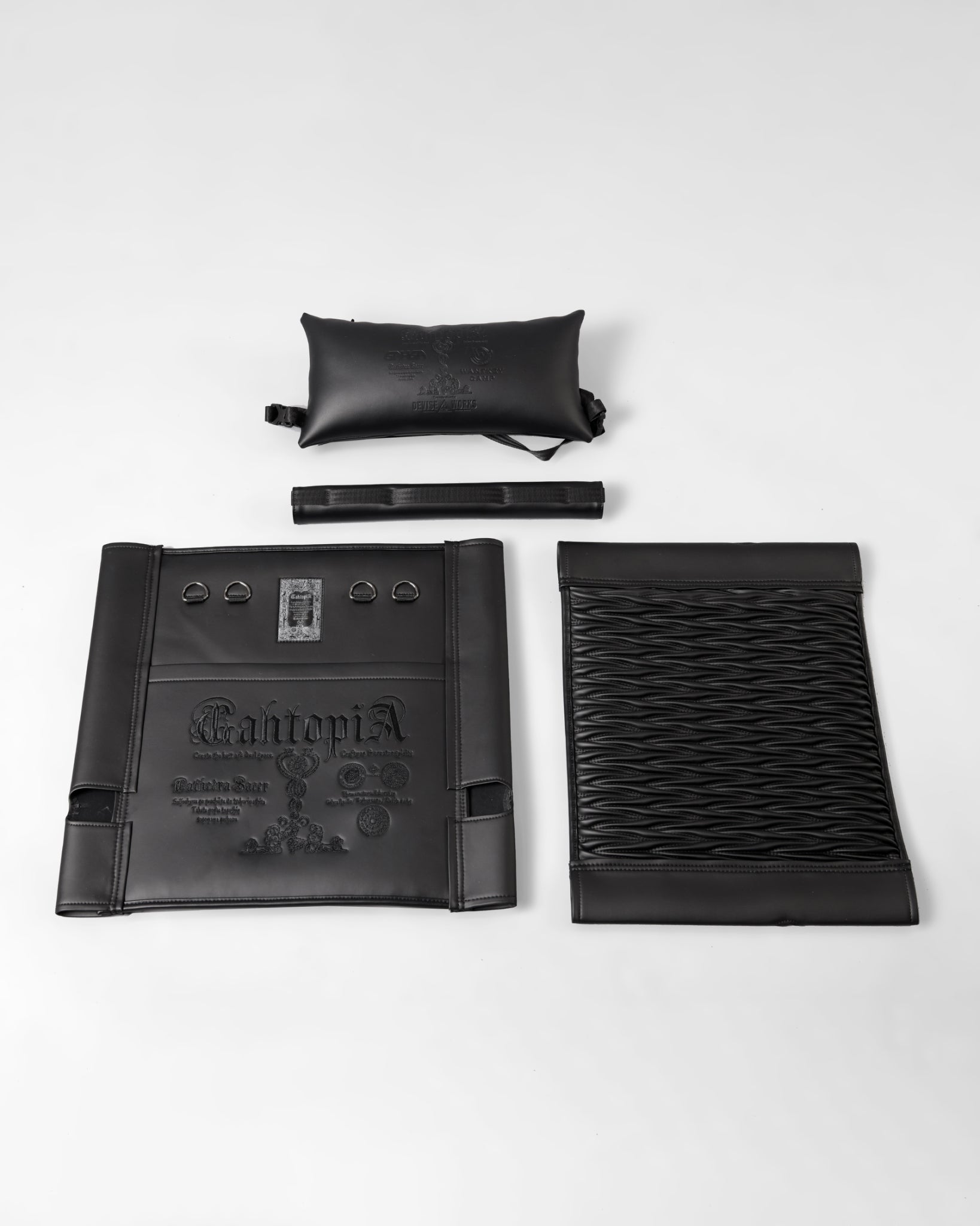 GAHGA GAHTOPIA ガートピア ハイバック 張替シート&肘掛黒刺繍