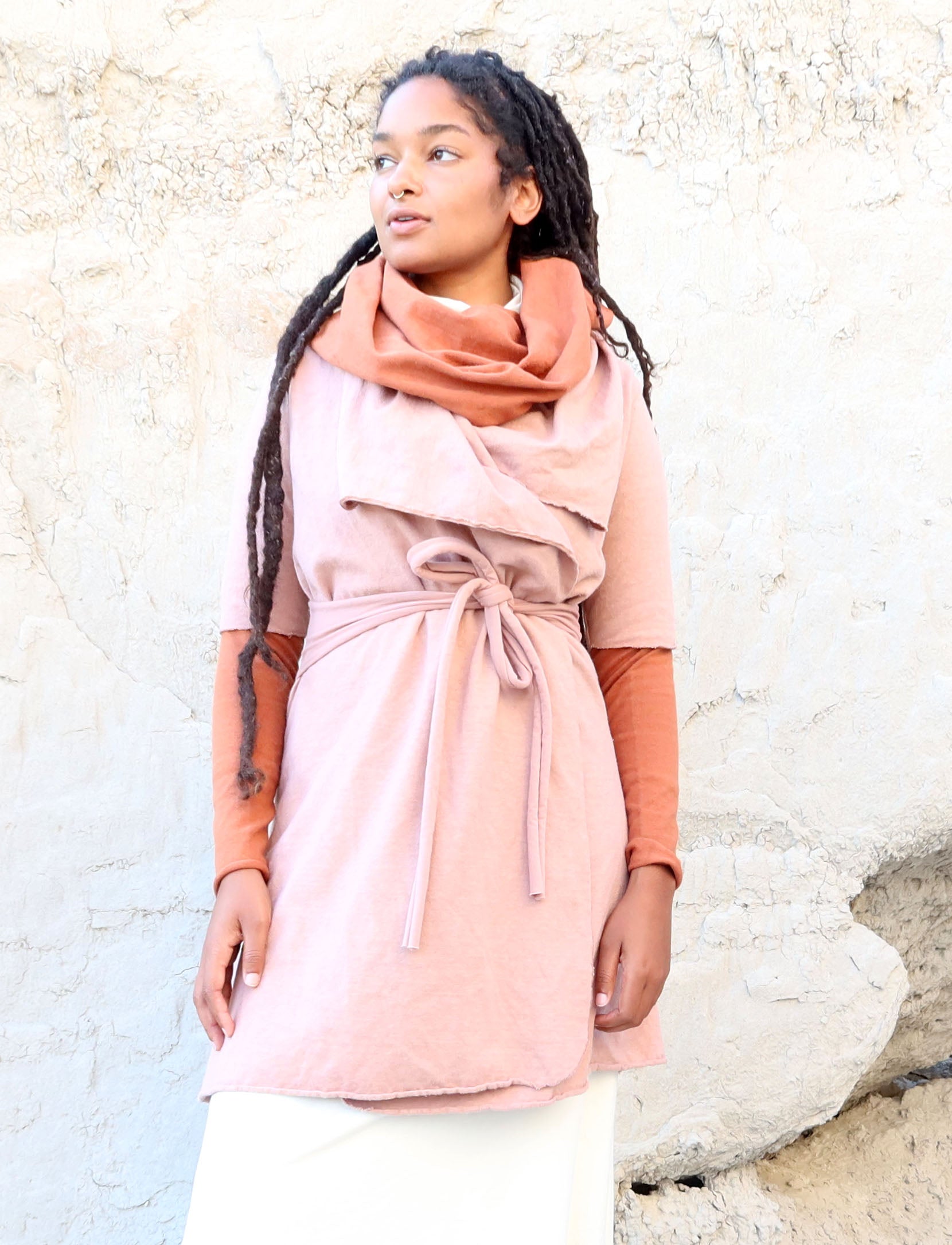 Cocoon Belted Short Jacket – Gaia Conceptions