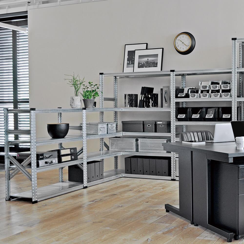 増設用】METALSISTEM メタルシステムラック 5段タイプ 幅94cm スチール