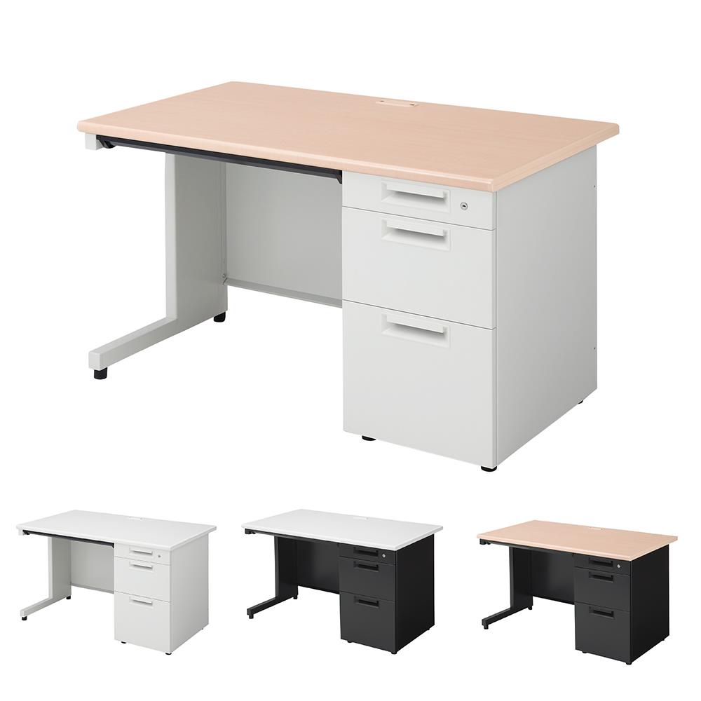 オフィスデスク スチールデスク 事務机 PLUS/SHデスク 片袖机