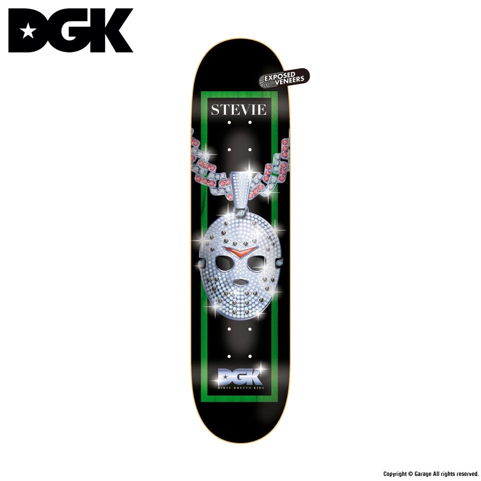 DGK SKATEBOARDS ICED STEVIE WILLIAMS 7.75 x 31.5 スケートボード