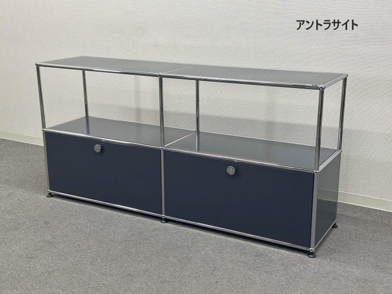 正規品!ほぼ未使用品□USMハラー□キャビネットシェルフ 2列2段