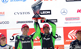 驚速！37号車 笹原右京、ジュリアーノ・アレジ 荒れたSUGOを制す