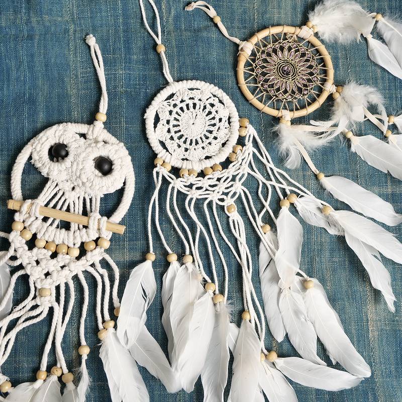 刺繍ドリームキャッチャー 【メール便可】｜マライカ公式通販