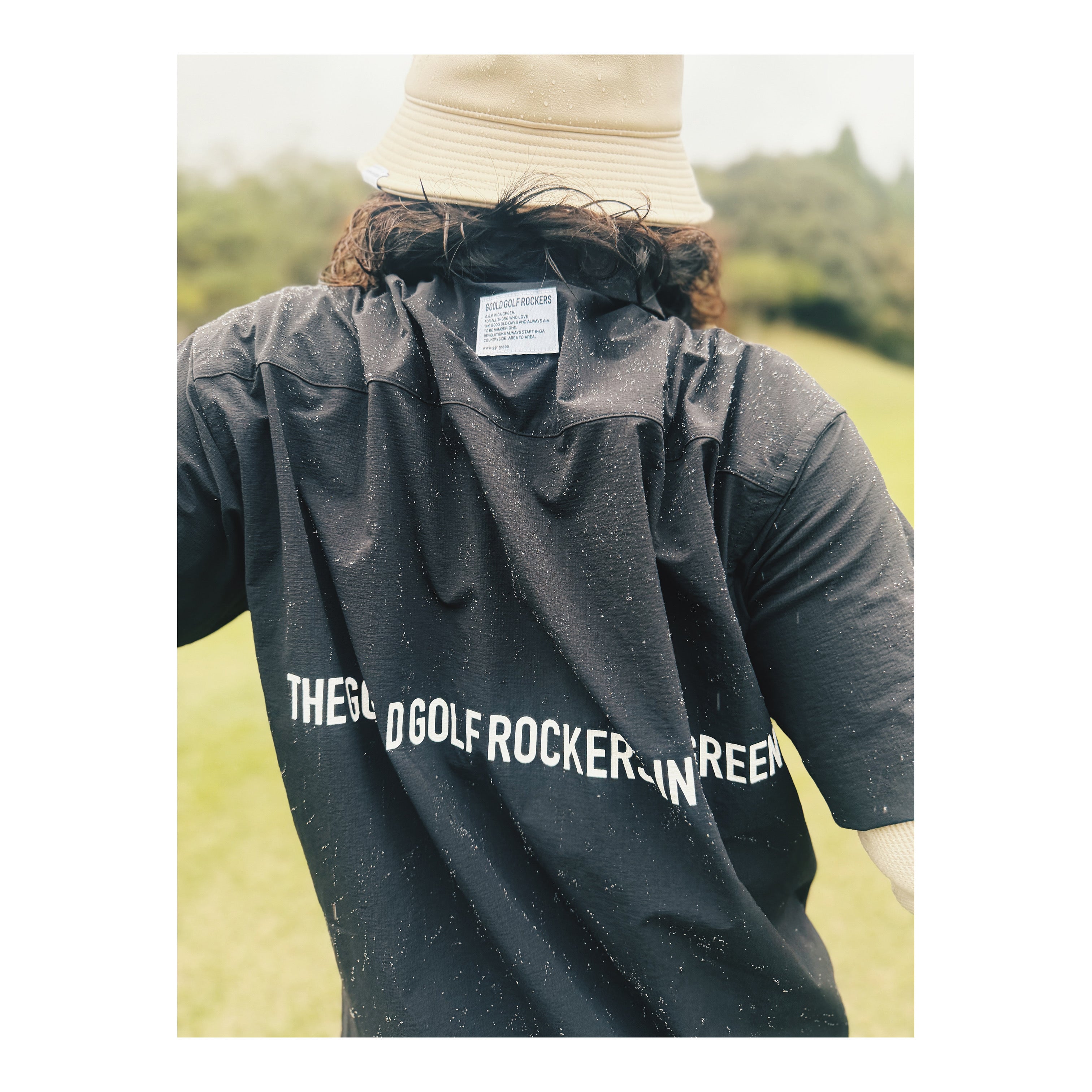 GOOLD GOLF ROCKERS CORDURA®︎ SHIRT BLACK GOOLD GOLF ROCKERS