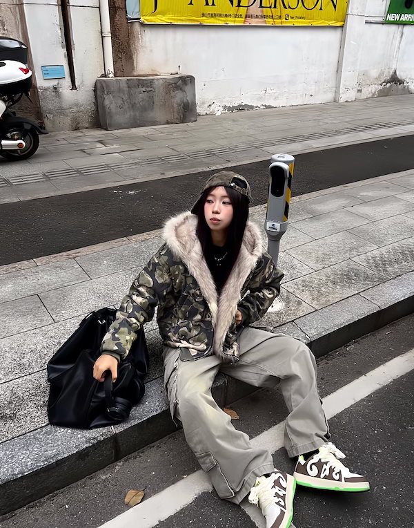 Qoo10] 【y2k/ハイクオリティ 】オーバーフィ