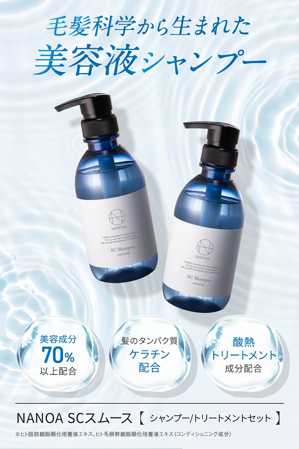 Qoo10] ナノア シャンプー トリートメント セット 医師