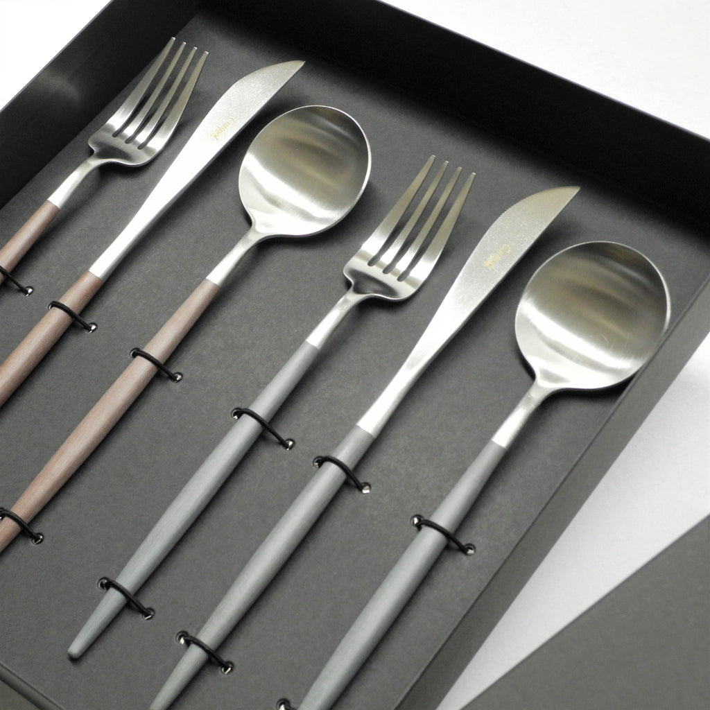 クチポール GOA（ゴア）/グレー・ブラウンシルバー/6本セット/ギフト