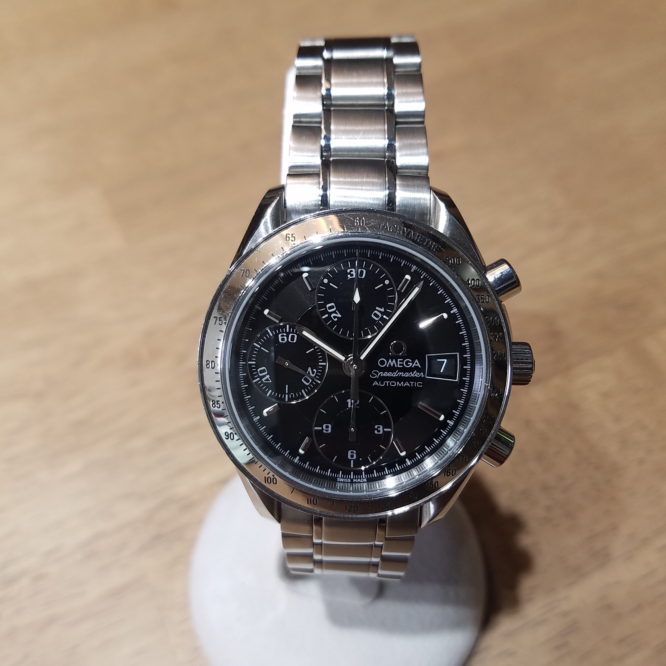オメガ スピードマスターデイト 黒 3513-50 中古品 - GenTle