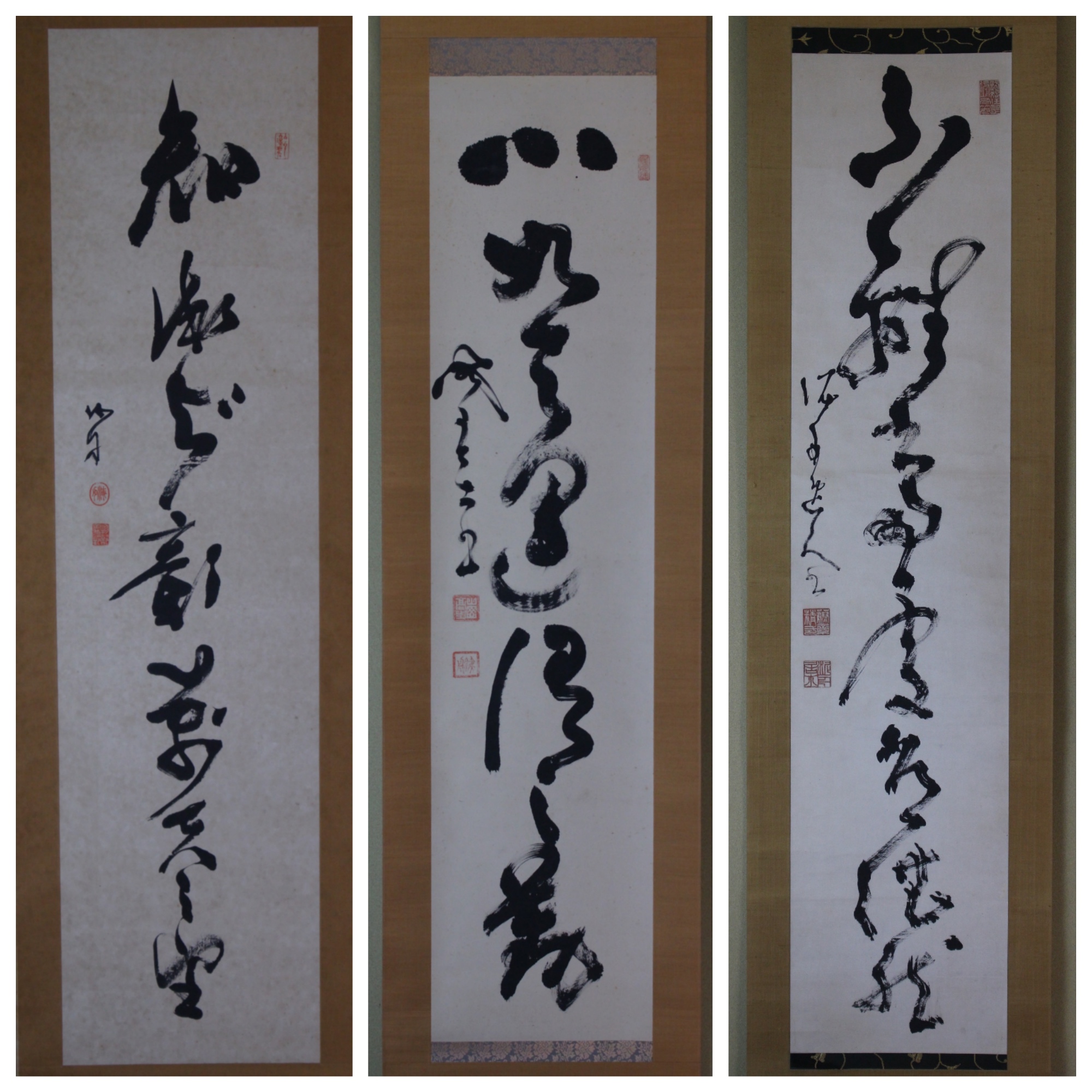 高橋泥舟の書 幕末三舟の一人 掛け軸 合わせ箱 書画、骨董品、美術品