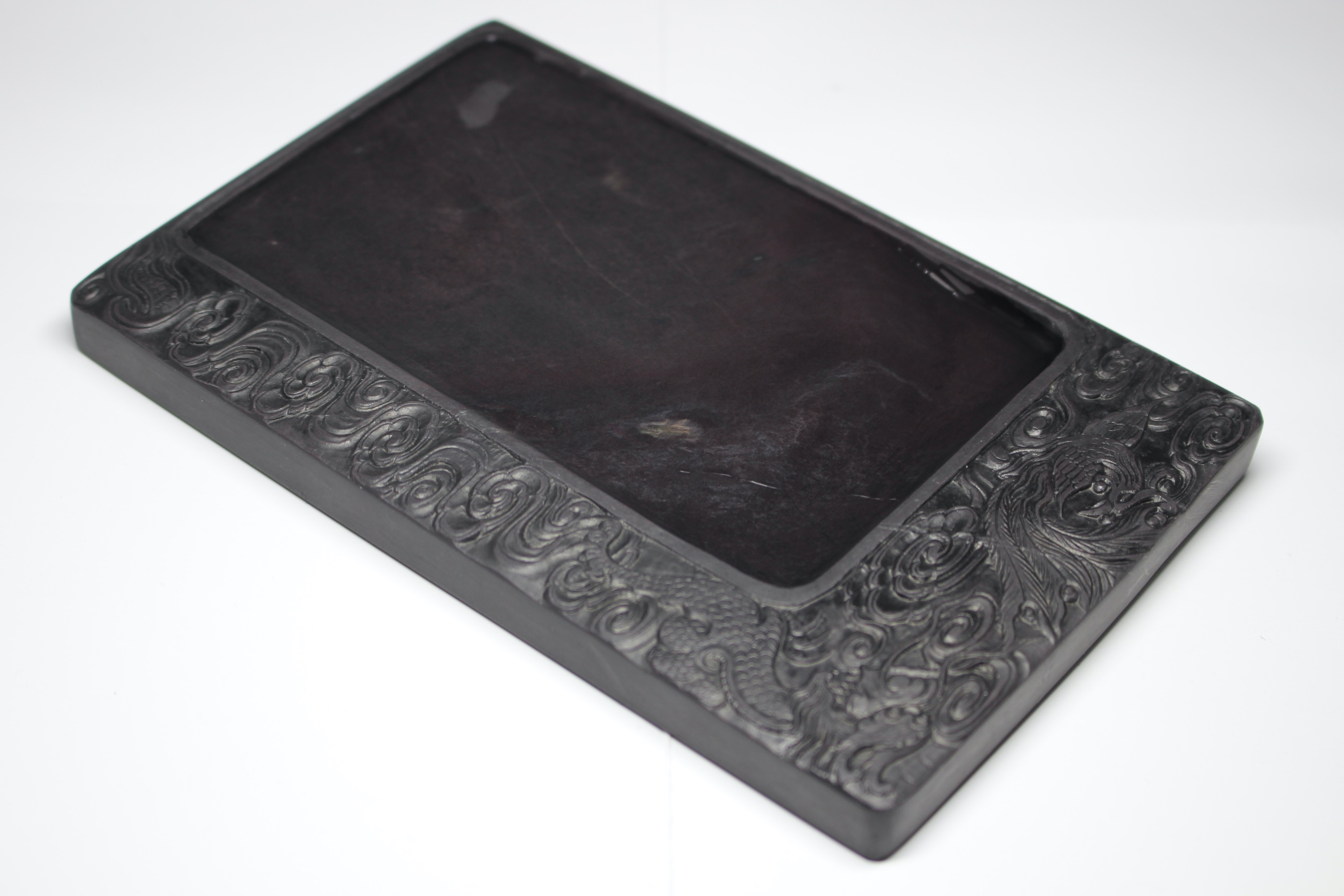 墨研】ハムイチ 龍渓硯◇希石作 「太史硯」特別誂え品◇