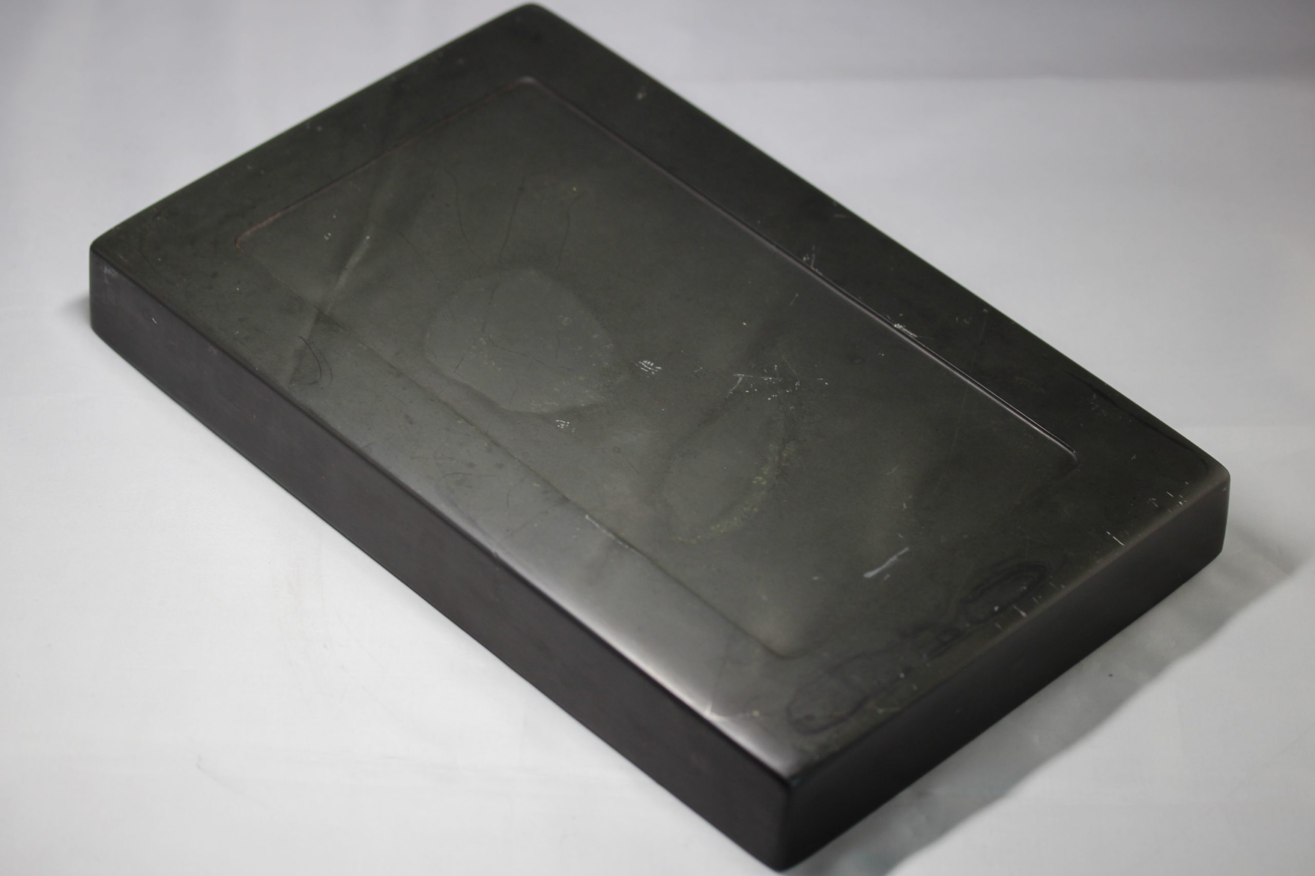 歙州太史硯】◇水波紋・眉子紋・銀線・銀華紋の蒼