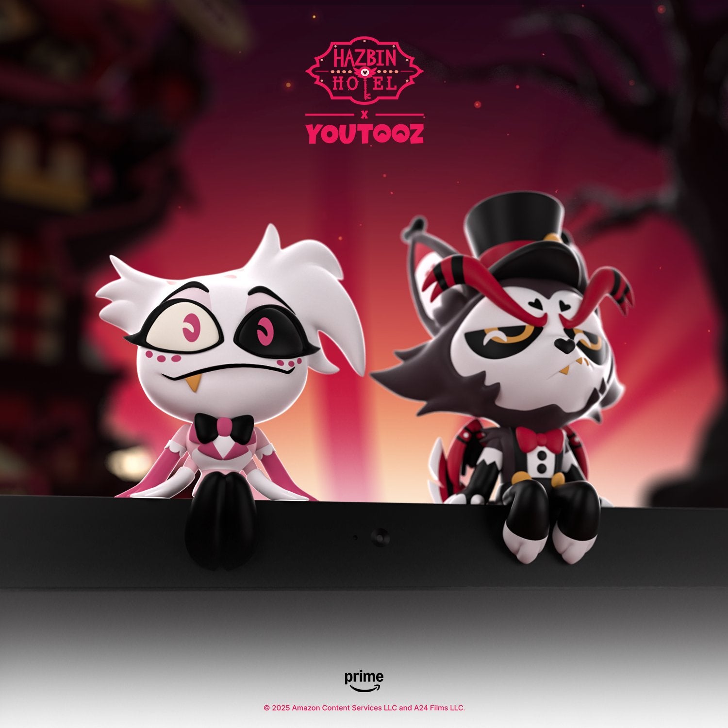 Youtooz Hazbin Hotel モニターフィギュア 2体セット（エンジェル