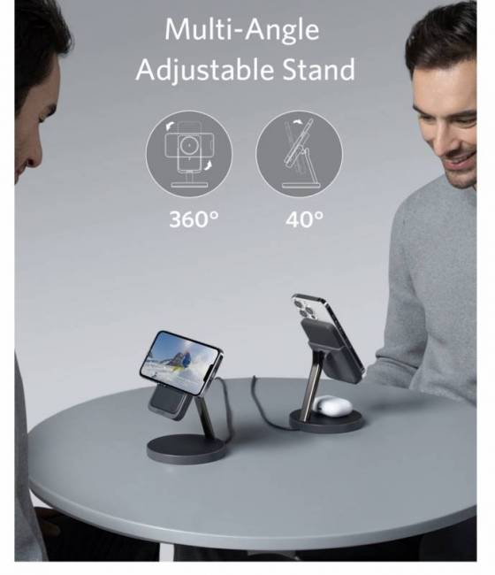 Anker 633 Magnetic Wireless Charger (MagGo) Review: This 2-in-1