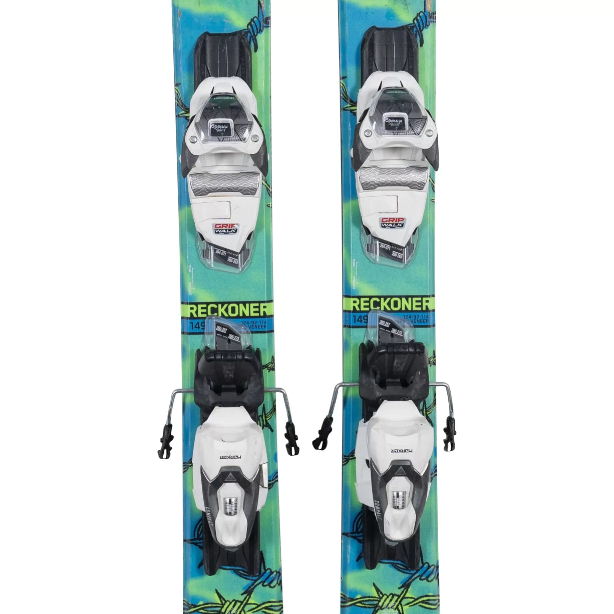 K2 Reckoner 92 Skis 2022 w/ Marker FDT TF 10 GW Demo Bindings