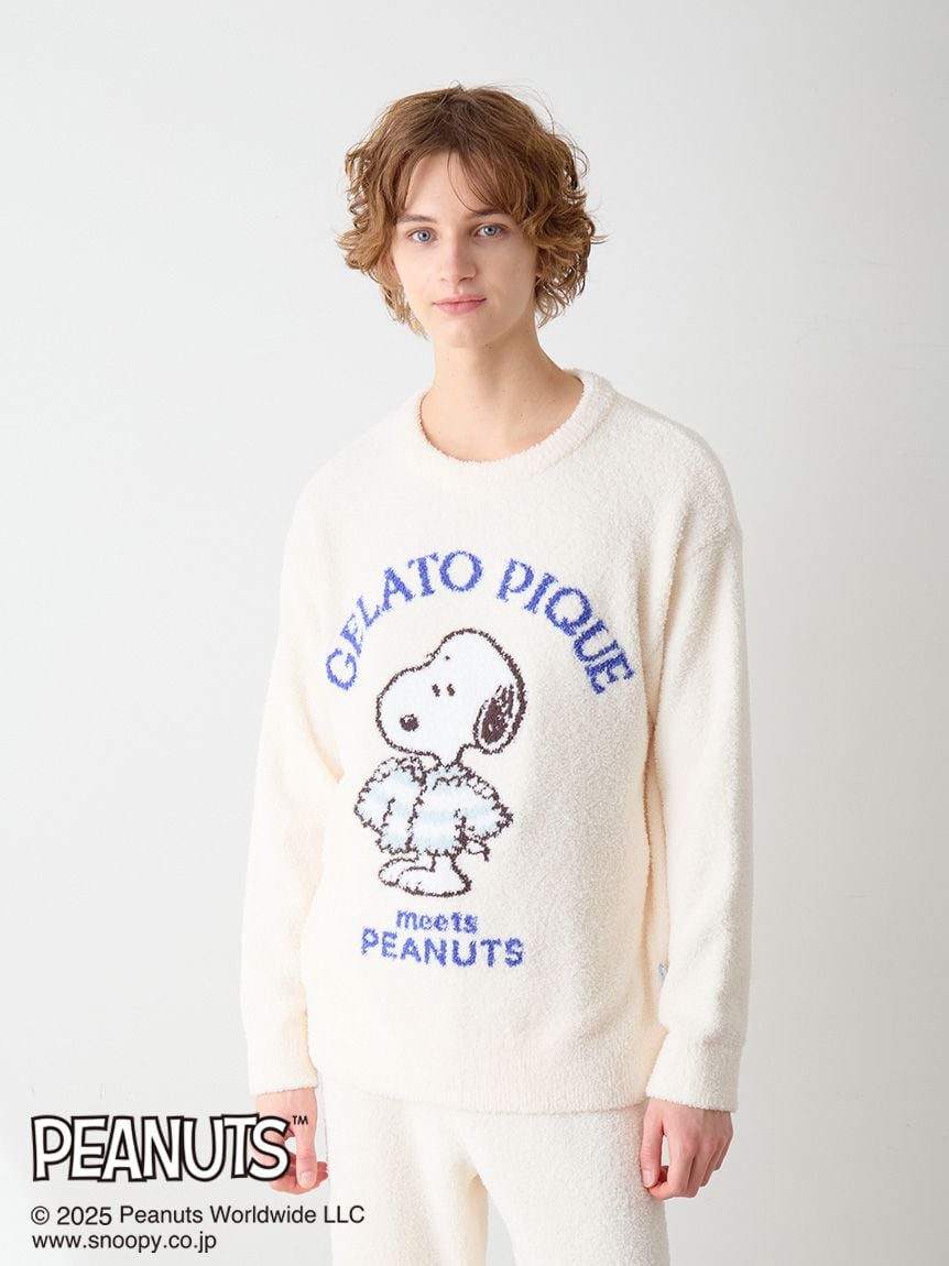PEANUTS] [MENS] Original Art Jacquard Pullover