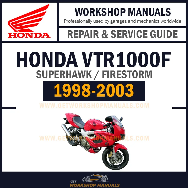 Honda VTR1000F 1998-2003 PDF Workshop Manual Download