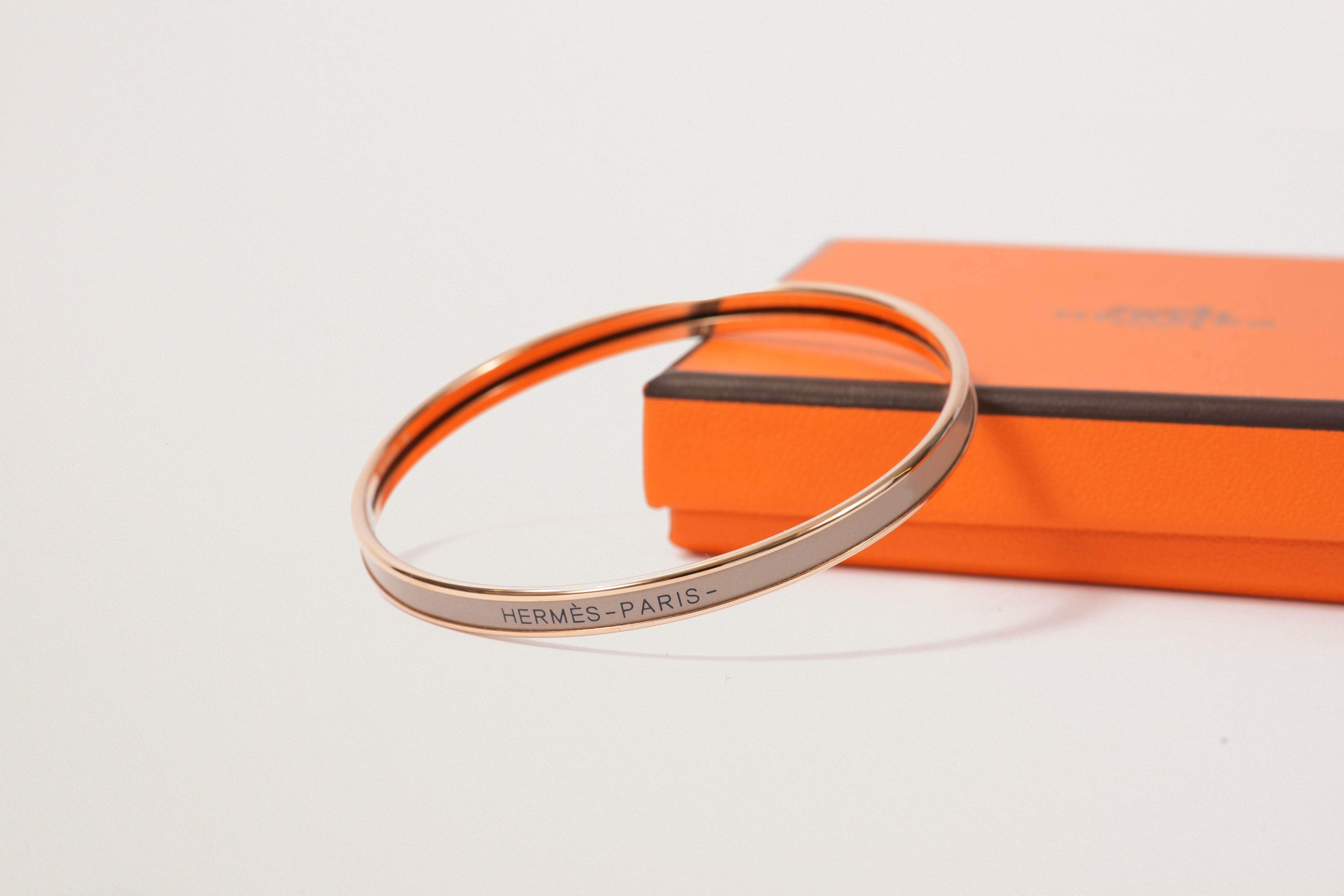 HERMES エナメルブレスレット 《ユニ》 – GINZA SATAKE