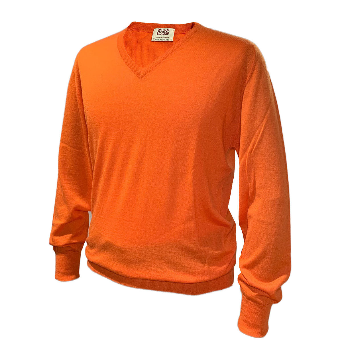 WILLIAM LOCKIE／ウィリアムロッキー】カシミヤニットセータ Vネック