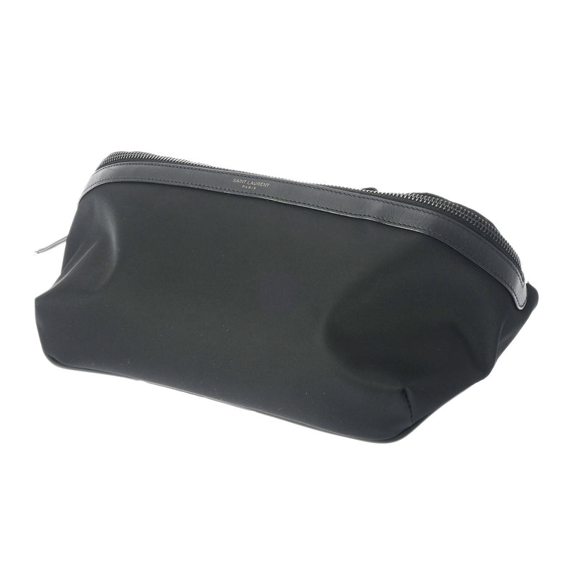 サンローランベルトバッグ ウエストバッグ 黒 メンズ レザー ボディ