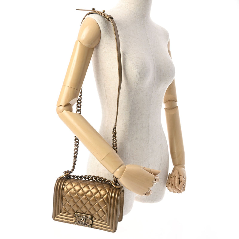 シャネルチェーンショルダー 20cm 43000 ブロンズ アンティーク調