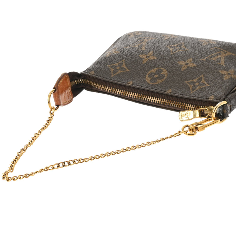 ルイヴィトンミニ ポシェット アクセソワール 14145 ブラウン