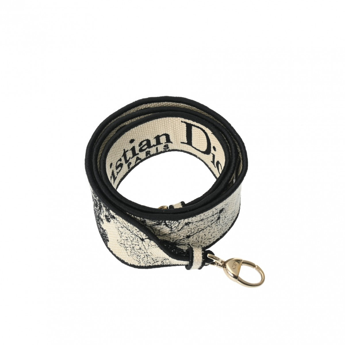 クリスチャンディオールLady D-Lite ミディアム ホワイト/ブラック