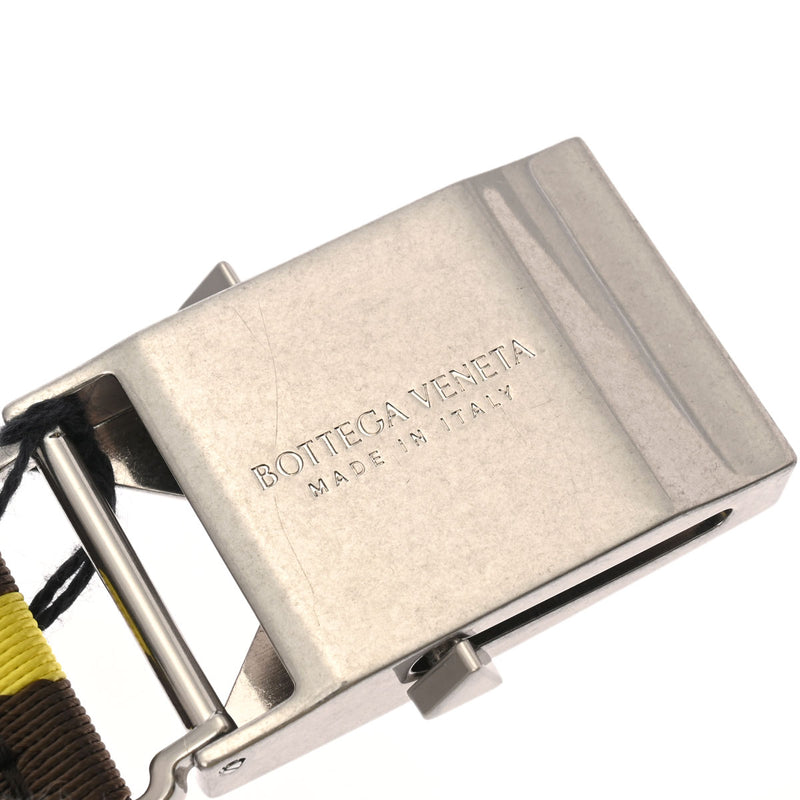 ボッテガヴェネタ ライン入り バイカラー イエロー/ブラウン メンズ