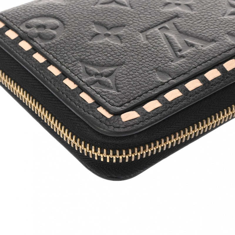 ルイヴィトンジッピーウォレット ホワイトステッチ 43006 ノワール