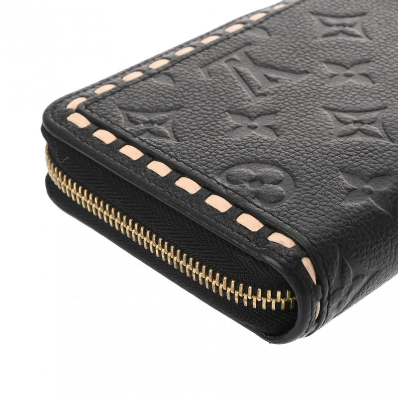 ルイヴィトンジッピーウォレット ホワイトステッチ 43006 ノワール