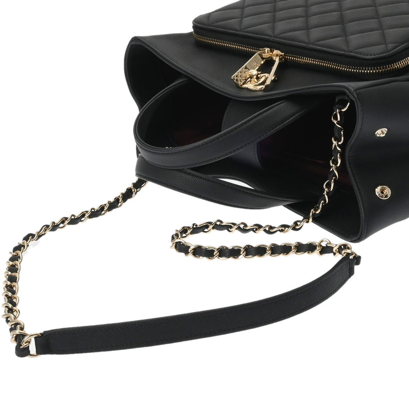 シャネル ビジネス アフィニティ 2WAYトート 42976 ブラック