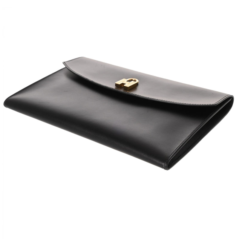 HERMES エルメス ポシェットカデナ ブラック □D刻印(2000年頃) メンズ